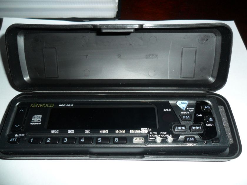 NE KENWOOD RADIO CAR STERO FACEPLATE CD PLAYER KDC 6015  