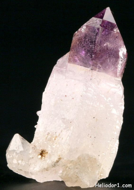 Crazy Thumbnail Purple Tipped Quartz    Madagascar  