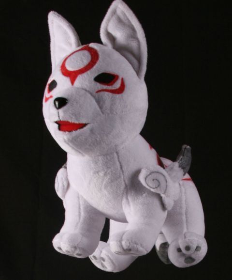 Okami Den Okamiden Chibiterasu Plush Toy Doll  