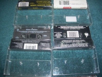 Samson TKO John Norum Saints Sinners Saxon Widow Cassette Tape Lot (6 