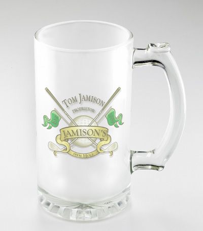 GLASS BEER MUG Groomsmen Brides Maid Wedding Gift Personalized Free 21 