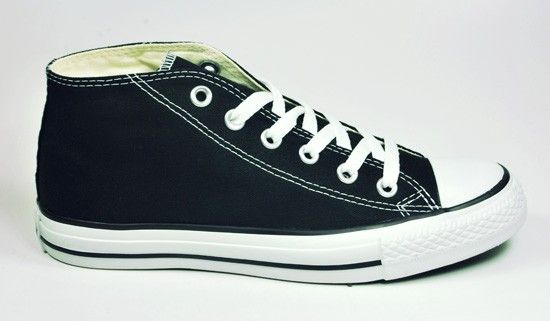 CONVERSE All Star Clean MID Basketball Black Canvas 122067F Men Size 