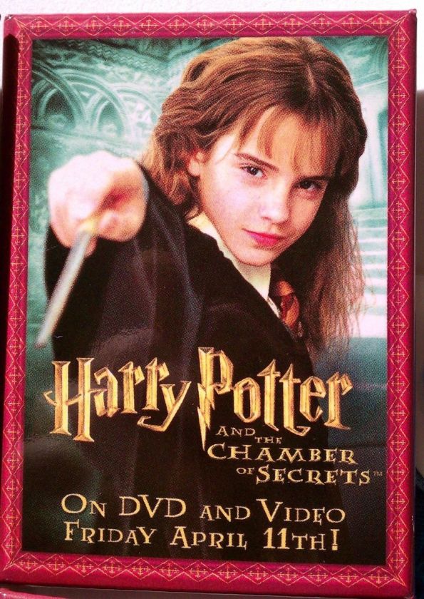   Granger on a Harry Potter and the Chamber of Secrets pin  