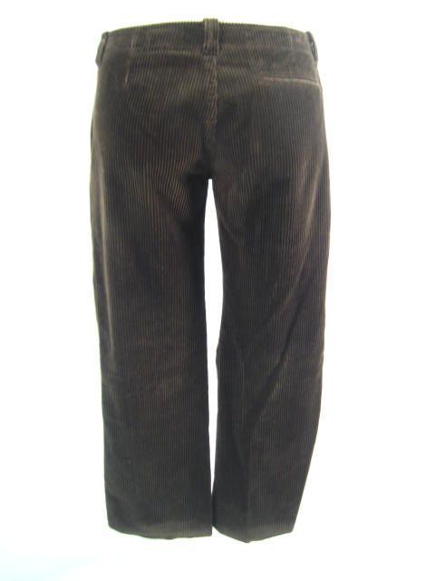 NILI LOTAN Dark Brown Corduroys Pants 2  