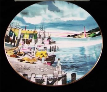 Royal Doulton Dong Kingman San Francisco Port Plate MIB  