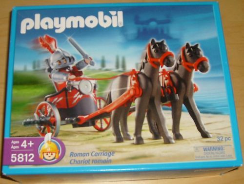 Playmobil 5812 Roman Carriage Chariot Horse Set NEW NIP  