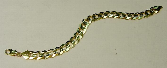 Brand New 14k Solid Gold Mens Classic CUBAN LINK 10.5mm Bracelet Free 