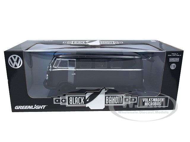   Van Bus Microbus Black Bandit die cast car model by Greenlight