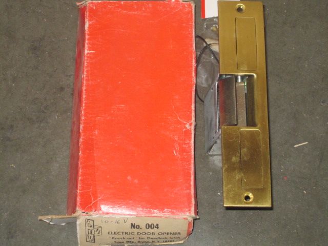 TRINE MFG CORP 004 STANDARD ELECTRIC STRIKE DOOR OPENER  