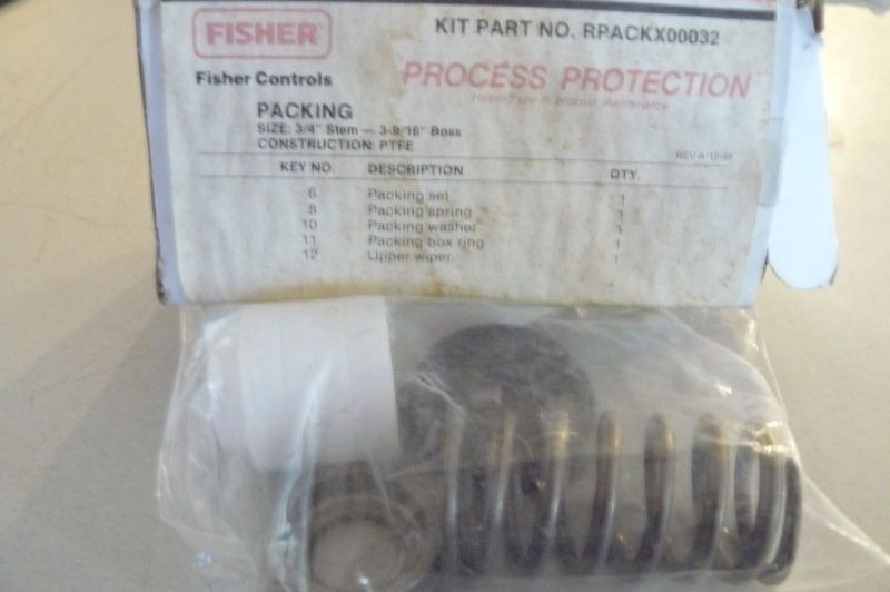 NEW FISHER CONTROLS ROSEMOUNT RPACKX00032 PACKING KIT  