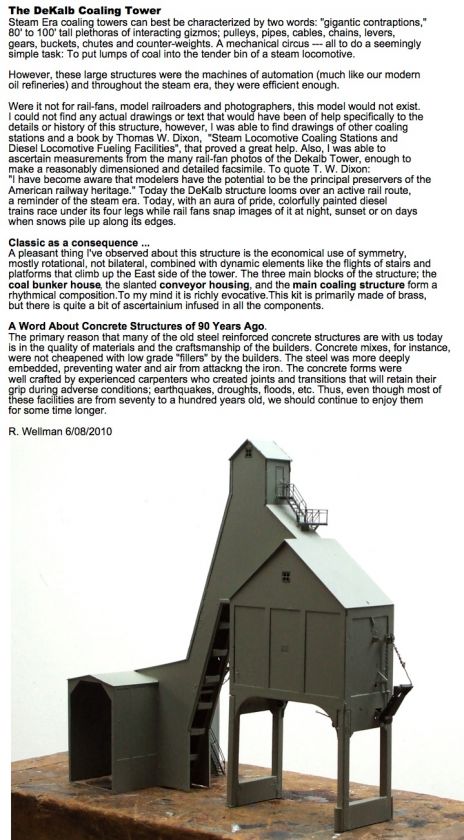 Micron Art DeKalb Coaling Tower Kit #2028  