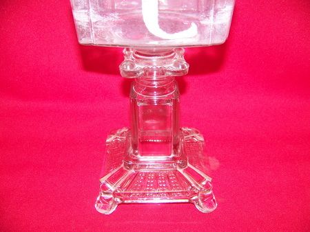 Ripley Hollow Square stem table oil lamp large one  