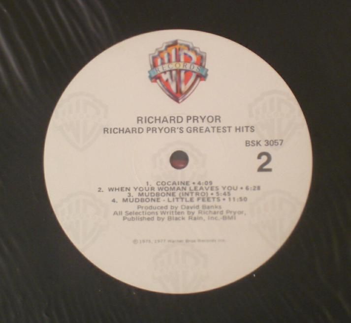 RICHARD PRYORS GREATEST HITS 1977 LP (vinyl) NM  