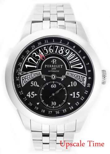 Perrelet Mens Watch Retrograde Regulateur Automatic  