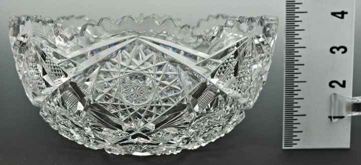 Beautiful Antique ABP Cut Glass Bowl Early 1900s  