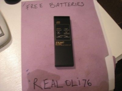 TEAC RC 353 REMOTE FREE BATTERIES  