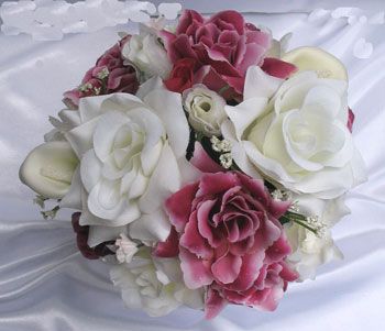 Our full selection of quality Silk Wedding Flowers are available in a 