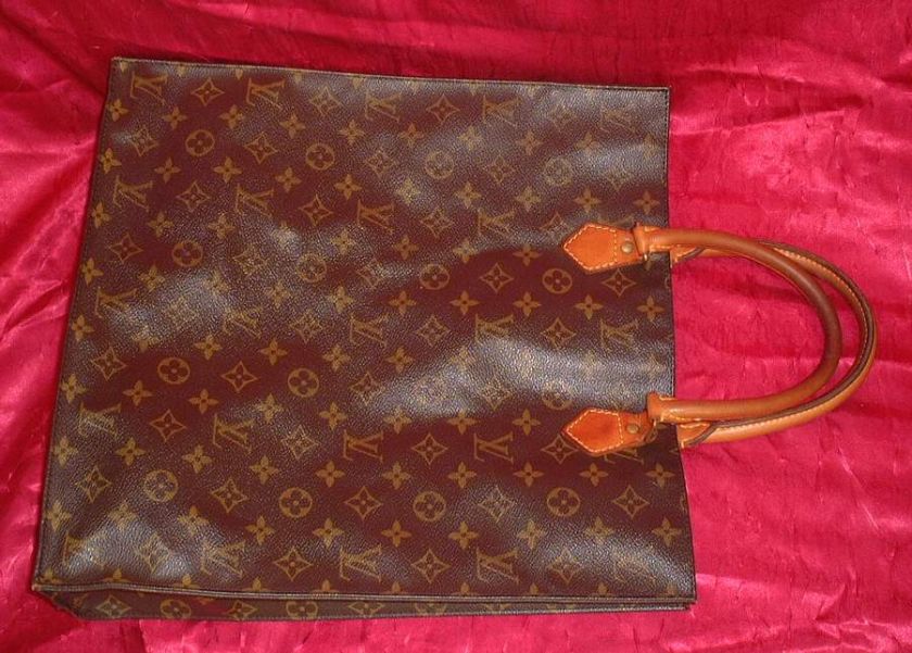 Louis Vuitton Sac Plat tote bag M51140 authentic is guaranteed  