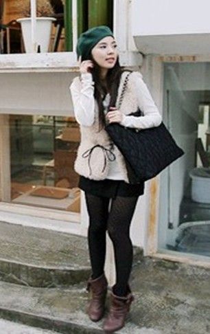 NEW KOREAN STYLE Nylon Satchel Fashion Clubbing Tote shoulder Bag 