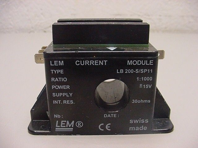 LEM 200 AMP CURRENT MODULE / TRANSFORMER LB 200 S/SP11  