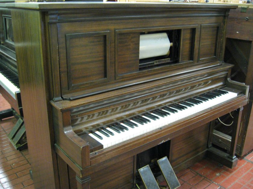 LAUTER OLD PLAYER PIANO 1912 DARK FINISH  