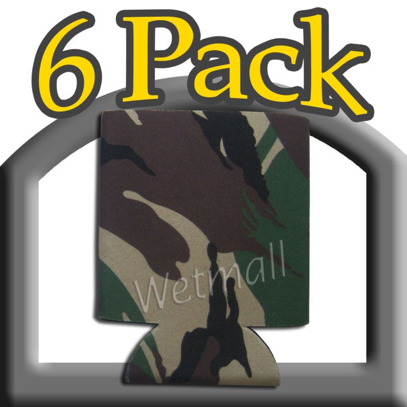 Camo Can Koozie Blank Beer coolers 12 oz Wedding  