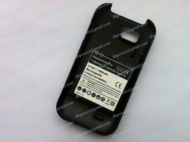   3500mAh Battery+Back Cover Door For T Mobile LG C800 My Touch Q  
