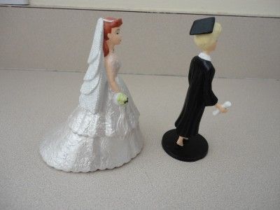 Barbie 4 inch PVC Set Graduation and Wedding Day 1994  