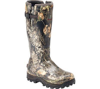 Rocky 7740 BuckStalker Zip Waterproof Rubber Boots 11 Wide Free 