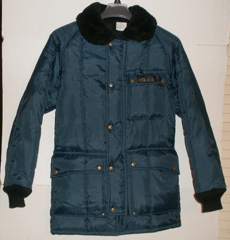 WALLS POLAR 10 EXTREME COLD COAT MEASURED SIZE 48 CHEST BLUE 