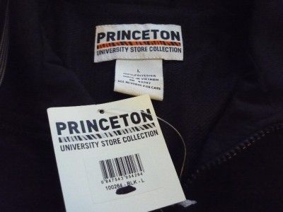 Princeton University zip front jacket size adult L Large NWT GORGEOUS 