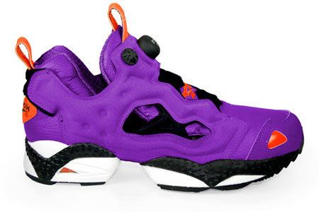 Reebok Pump Fury Tron Team Purple Orange Black White  