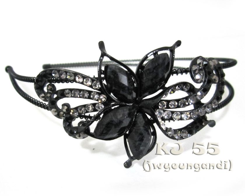 Butterfly Flower Rhinestone Headbands Hair Band H216  