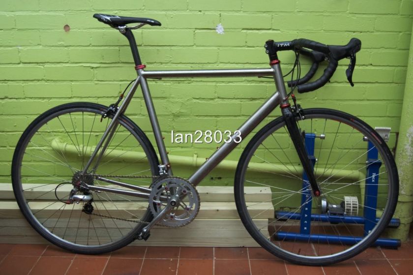   see what it will looks like when your titanium bike all build up