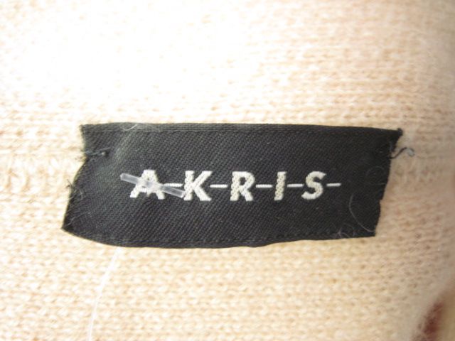 AKRIS Cashmere Tan Button Front Long Jacket Blazer Sz L  