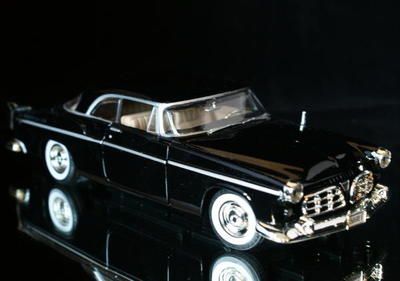 1955 Chrysler C300 MOTORMAX Diecast 124 Black  