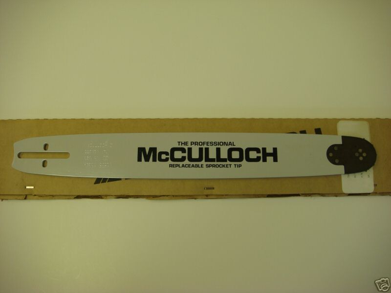 McCulloch Chain Saw Bar 16 with Sproket Tip New in PKG  