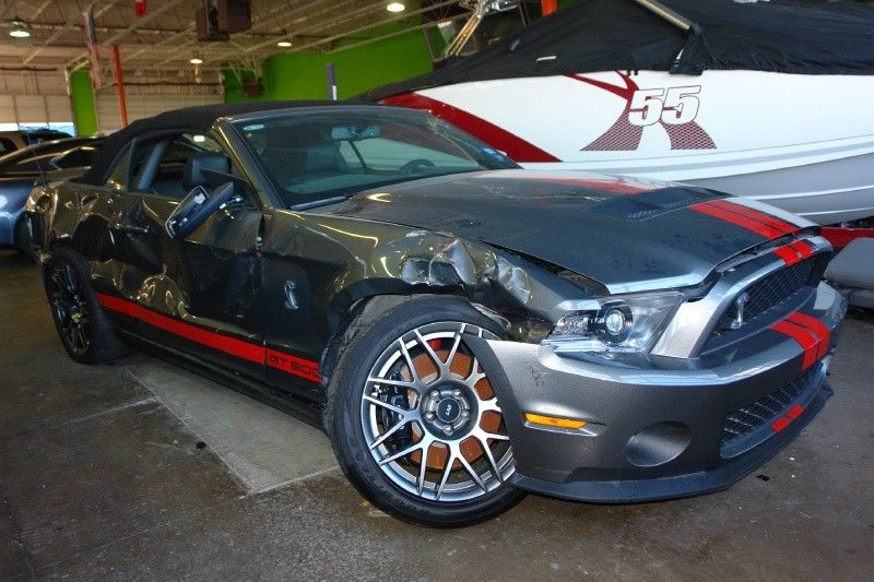 2011 Mustang Shelby GT 500 SVT Performance Convertible 4K Mi DAMAGED