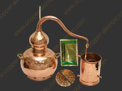   Copper Alembic Still Premium Starter Kit Whiskey Moonshine Dist  