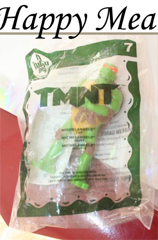 Happy Meal TMNT #7 Michael Angelo Toy Collector Doll  