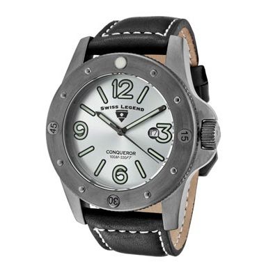 SWISS LEGEND 20188 GM 02S Date Quartz Movement Water Resistant Mens 