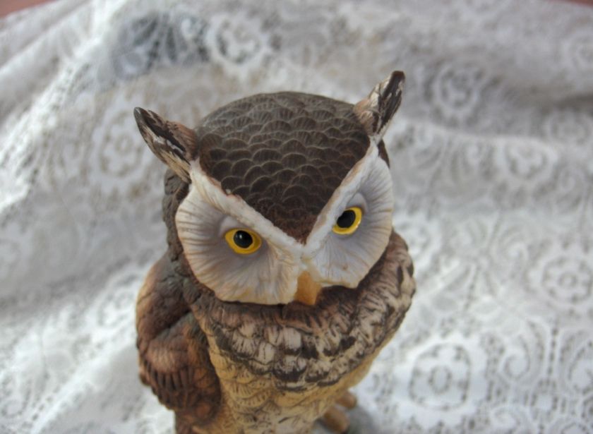 Vintage ANDREA By Sadek Made In Japan Figurine Horned Owl 9339  