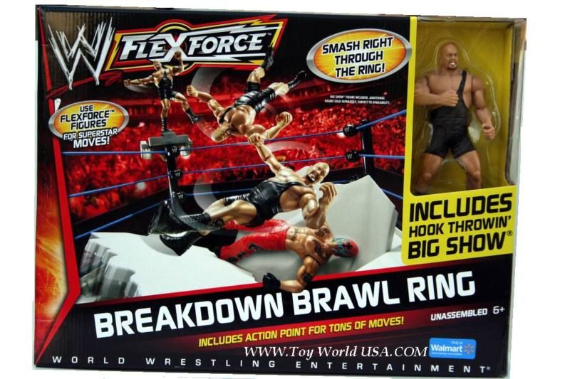  Excl WWE Breakdown Brawl Ring Incl Big Show Fig  