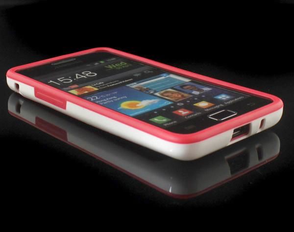 1PC Silicone Case Cover Bezel Bumper Frame For Samsung Galaxy S II 