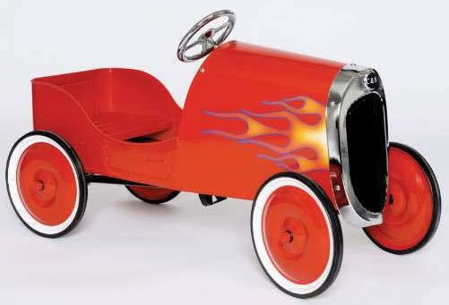 34 Classic RED Hot Rod Pedal Car FREE SHIP NEW  