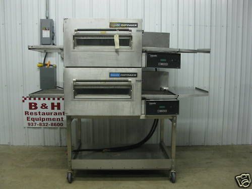 Lincoln Impinger Double Deck Electric Conveyor 18 Belt Pizza Oven 06 