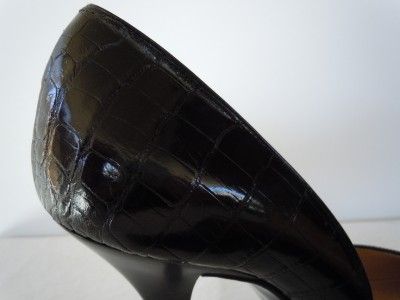 NIB SALVATORE FERRAGAMO $2,195 ALLIGATOR SHOES~38 8  