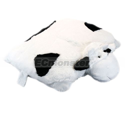 New Large 17.7 Baby Dairy Cow Doll Lint Stuffed Pet Pillow Cushion 