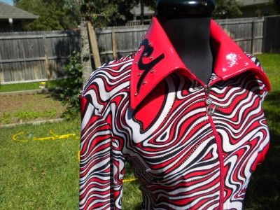 New Rail Pleasure Western Showmanship Jacket Shirt M  