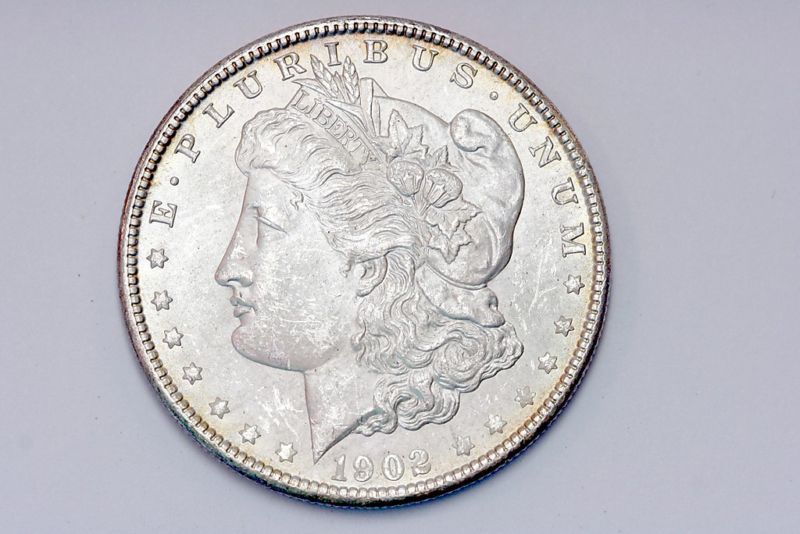 Cool Doubled Profile 1902 O Morgan Silver Dollar   MS  